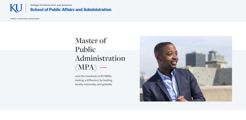 Master of Public Administration