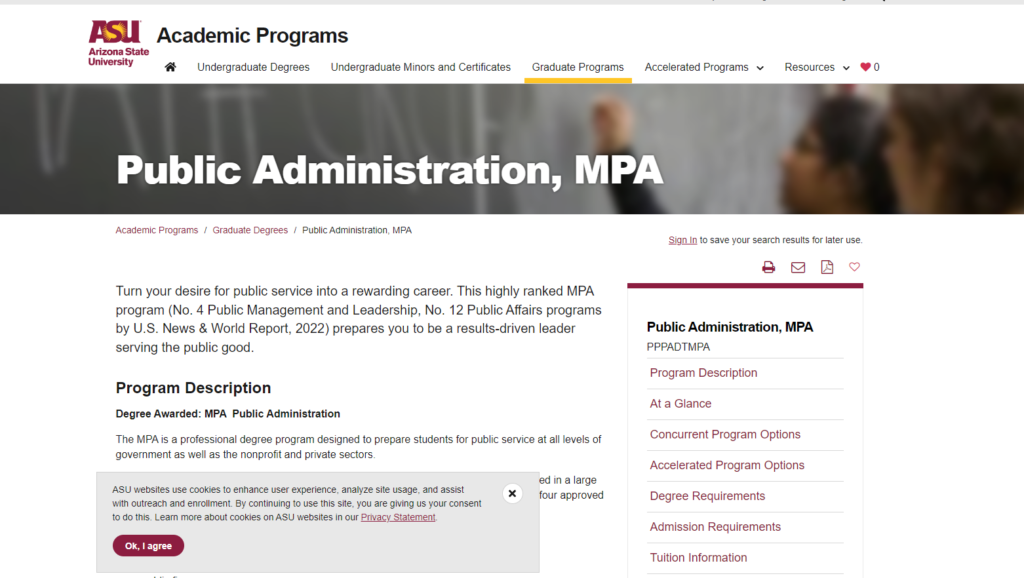 Public Administration, MPA - ASU Degrees